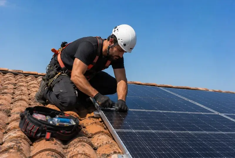 Maintenance et monitoring de panneaux solaires à Chaniers